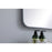 Elegant Decor Evermore Soft Corner Rectangular Mirror 24X40", Silver