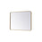 Elegant Decor Evermore Soft Corner Rectangular Mirror 27X36", Brass