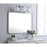 Elegant Decor Evermore Soft Corner Rectangular Mirror 27X40", Silver