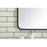 Elegant Decor Evermore Soft Corner Rectangular Mirror 28X42", Black