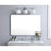 Elegant Decor Evermore Soft Corner Rectangular Mirror 28X42", Silver