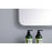 Elegant Decor Evermore Soft Corner Rectangular Mirror 28X42", Silver