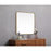 Elegant Decor Evermore Soft Corner Square Mirror 30X30", Brass