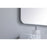 Elegant Decor Evermore Soft Corner Rectangular Mirror 30X36", Silver