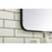 Elegant Decor Evermore Soft Corner Rectangular Mirror 30X40", Black
