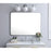 Elegant Decor Evermore Soft Corner Rectangular Mirror 30X40", Silver
