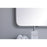 Elegant Decor Evermore Soft Corner Rectangular Mirror 30X48", Silver
