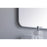 Elegant Decor Evermore Soft Corner Rectangular Mirror 30X48", Silver
