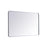 Elegant Decor Evermore Soft Corner Rectangular Mirror 30X48", Silver