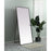 Elegant Decor Evermore Soft Corner Rect Mirror 32X72", Black