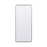 Elegant Decor Evermore Soft Corner Rect Mirror 32X72", Brass