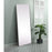Elegant Decor Evermore Soft Corner Rect Mirror 32X72", Silver