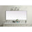 Elegant Decor Evermore Soft Corner Rect Mirror 32X72", Silver