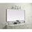 Elegant Decor Evermore Soft Corner Rect Mirror 32X72", Silver