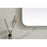 Elegant Decor Evermore Soft Corner Rect Mirror 32X72", Silver