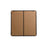 Elegant Decor Evermore Soft Corner Rectangular Mirror 36X36", Black