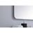 Elegant Decor Evermore Soft Corner Rectangular Mirror 36X36", Silver