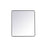 Elegant Decor Evermore Soft Corner Rectangular Mirror 36X40", Black