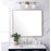 Elegant Decor Evermore Soft Corner Rectangular Mirror 36X40", Brass