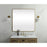 Elegant Decor Evermore Soft Corner Square Mirror 42X42", Brass