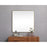 Elegant Decor Evermore Soft Corner Square Mirror 42X42", Brass