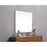 Elegant Decor Evermore Soft Corner Square Mirror 42X42", Brass