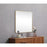 Elegant Decor Evermore Soft Corner Square Mirror 48X48", Brass