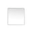 Elegant Decor Evermore Soft Corner Square Mirror 48X48", Silver