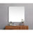 Elegant Decor Evermore Soft Corner Square Mirror 48X48", Silver