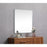 Elegant Decor Evermore Soft Corner Square Mirror 48X48", Silver