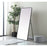 Elegant Decor Evermore Soft Corner Mirror 30X60", Black