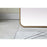 Elegant Decor Evermore Soft Corner Mirror 30X60", Brass