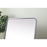 Elegant Decor Evermore Soft Corner Mirror 30X60", Silver