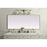 Elegant Decor Evermore Soft Corner Mirror 32X72", Brass