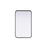Elegant Decor Contour Metal Rectangle Mirror 18X30, Black