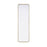 Elegant Decor Contour Metal Rectangle Mirror 18X60, Brass