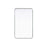 Elegant Decor Contour Metal Rectangle Mirror 22X36, Silver