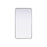Elegant Decor Contour Metal Rectangle Mirror 22X40, Silver
