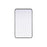 Elegant Decor Contour Metal Rectangle Mirror 24X40, Black