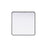 Elegant Decor Contour Metal Square Mirror 30X30, Black