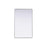 Elegant Decor Contour Metal Rectangle Mirror 30X48, Silver