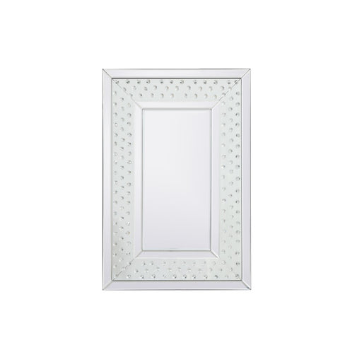 Elegant Decor Sparkle Collection Crystal Mirror 20X30", Clear