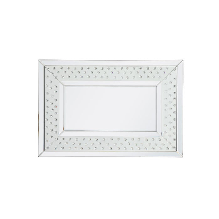 Elegant Decor Sparkle Collection Crystal Mirror 20X30", Clear