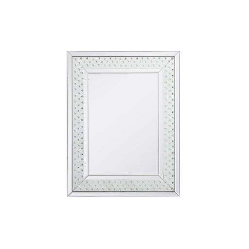 Elegant Decor Sparkle Collection Crystal Mirror 28X36", Clear