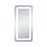 Elegant Decor Genesis 18X36" Soft Edge LED Mirror, Glossy White