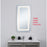 Elegant Decor Genesis 18X36" Soft Edge LED Mirror, Glossy White