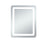 Elegant Decor Genesis 20X30" Soft Edge LED Mirror, Glossy White