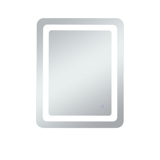 Elegant Decor Genesis 20X30" Soft Edge LED Mirror, Glossy White