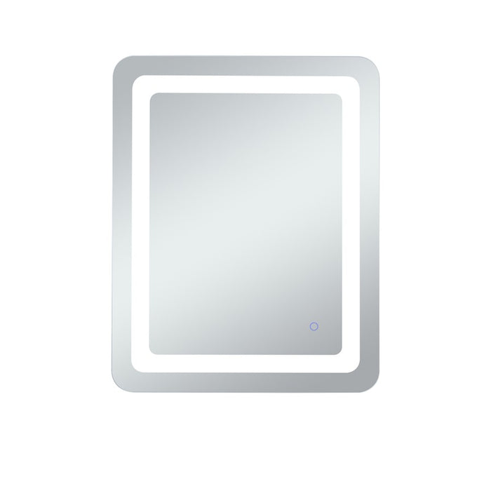 Elegant Decor Genesis 20X30" Soft Edge LED Mirror, Glossy White
