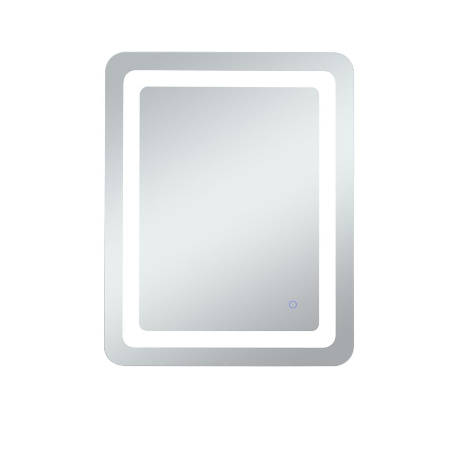 Elegant Decor Genesis 20X30" Soft Edge LED Mirror, Glossy White